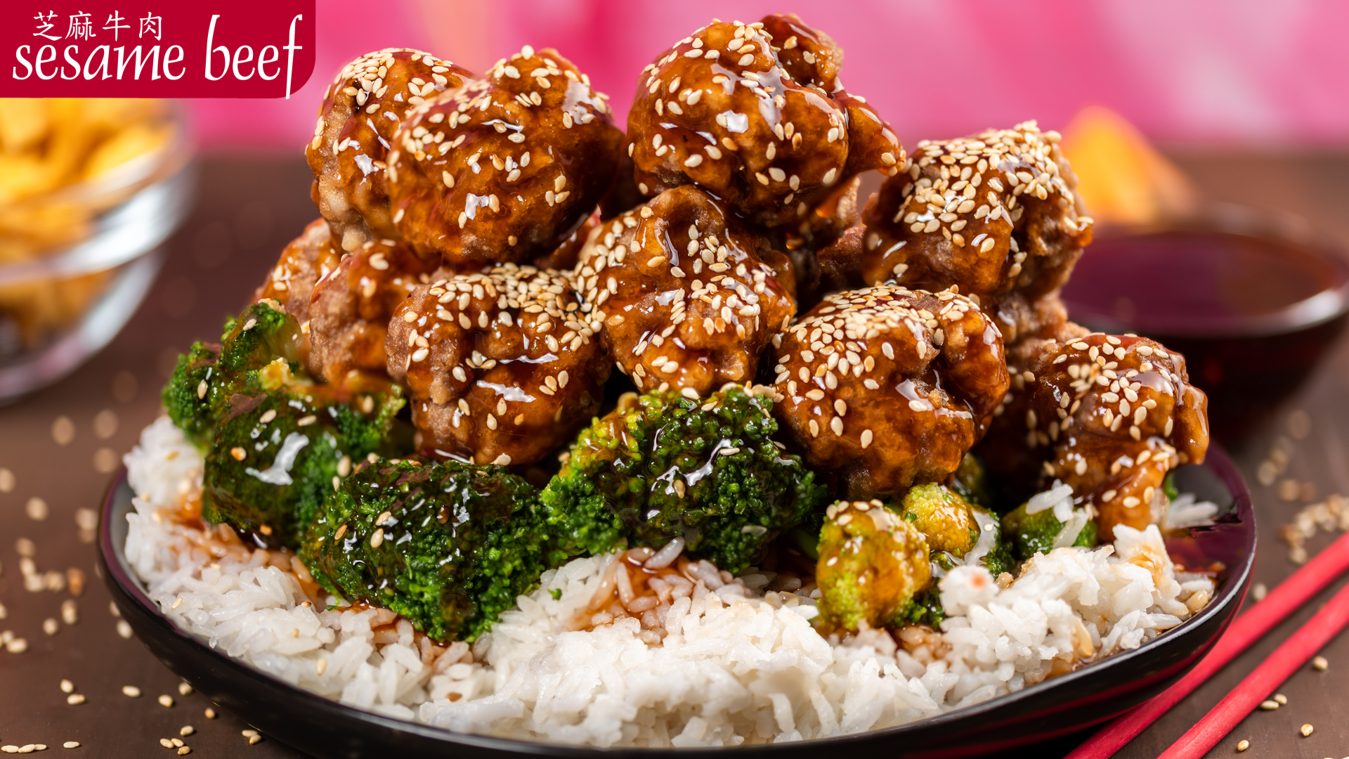 Holy Chow - House Specials - Sesame Beef - Caption
